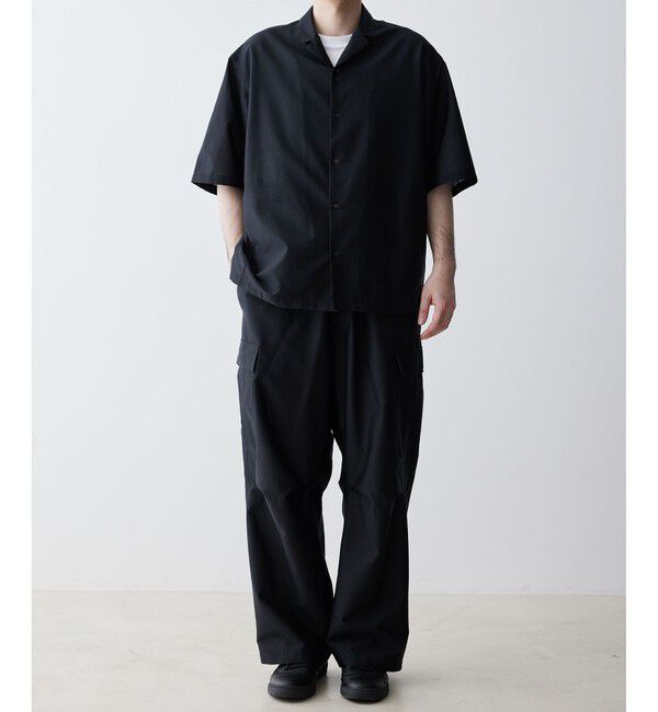 ADAM ET ROPE'「【ACT/アクト】超軽量 ワイド イージー カーゴパンツ / 速乾 / ストレッチ / イージーケア」|カーゴ|