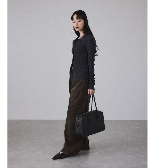 ADAM ET ROPE'「ソフトスクエアフラットシューズ」|パンプス|