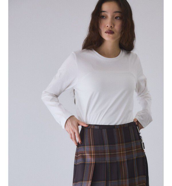 ADAM ET ROPE'「ロングスリーブコットンTシャツ」|Tシャツ・カットソー|