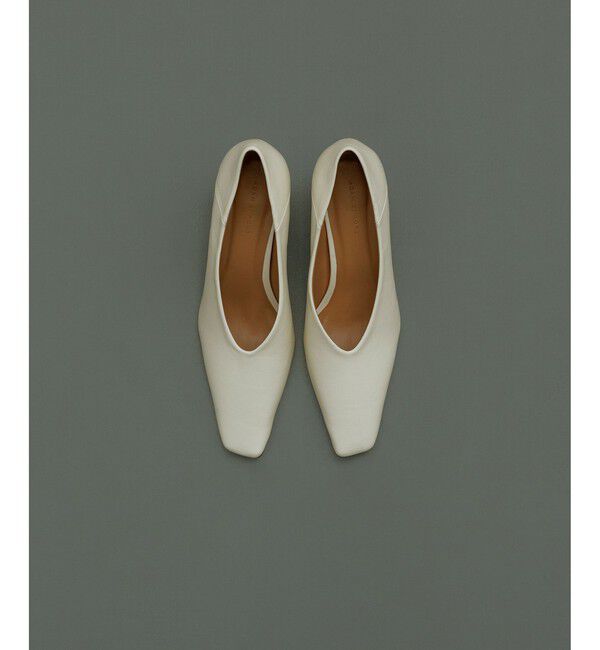 ADAM ET ROPE'「変形ヒール甲深パンプス」|パンプス|