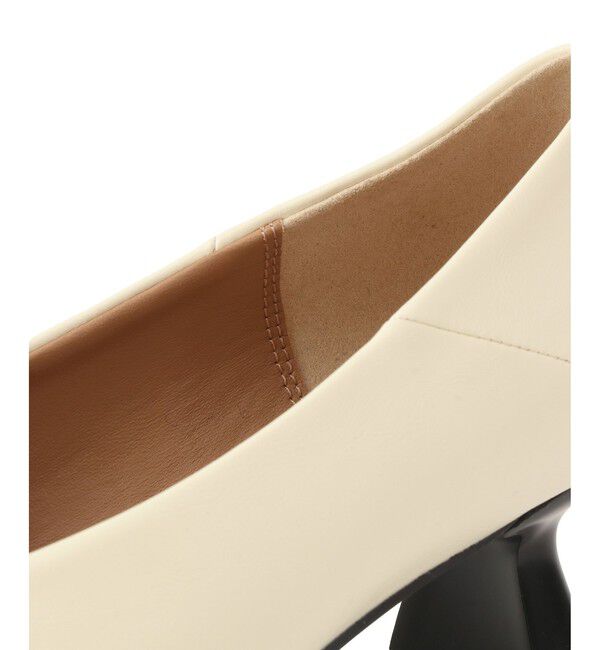 ADAM ET ROPE'「変形ヒール甲深パンプス」|パンプス|