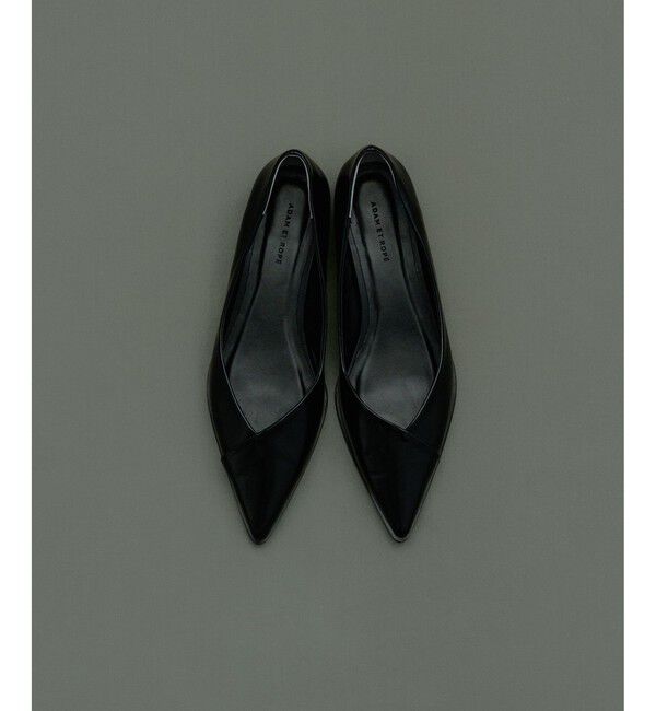 ADAM ET ROPE'「ポインテッドトゥフラットパンプス」|パンプス|