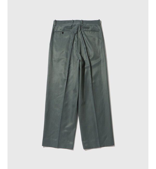 ADAM ET ROPE'「キュプラコットン　ツープリーツスラックス」|スラックス|