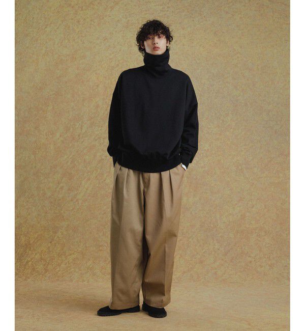 ADAM ET ROPE'「【WEB限定】2タック ワイドルーズ ドカンパンツ / バリエーション バギーパンツ / チノ / ユニセックス」|チノ|