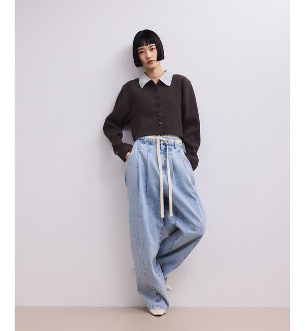 ADAM ET ROPE'「【WEB限定】カーディガンセットワンピース」|ワンピース|