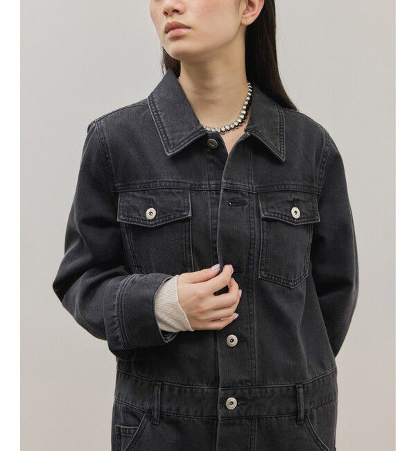 ADAM ET ROPE'「ベンツスリットデニムワンピース」|ワンピース|