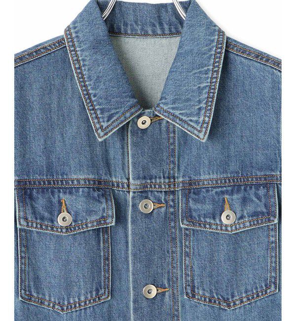 ADAM ET ROPE'「ベンツスリットデニムワンピース」|ワンピース|