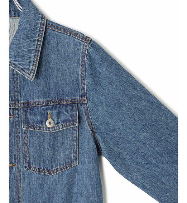 ADAM ET ROPE'「ベンツスリットデニムワンピース」|ワンピース|