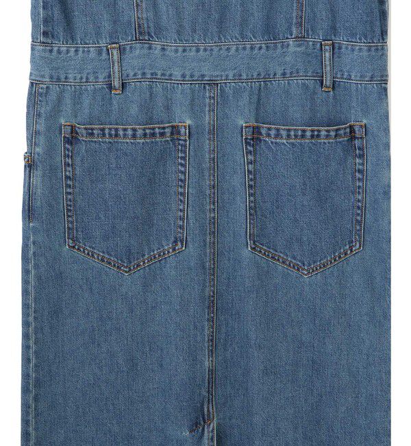 ADAM ET ROPE'「ベンツスリットデニムワンピース」|ワンピース|