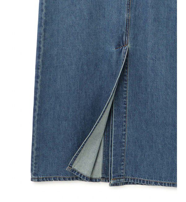 ADAM ET ROPE'「ベンツスリットデニムワンピース」|ワンピース|