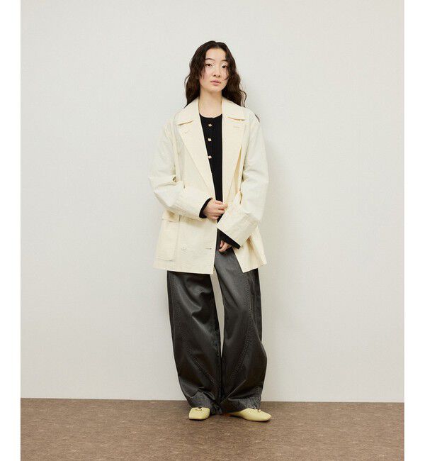 ADAM ET ROPE'「メタルモチーフフラットシューズ」|パンプス|