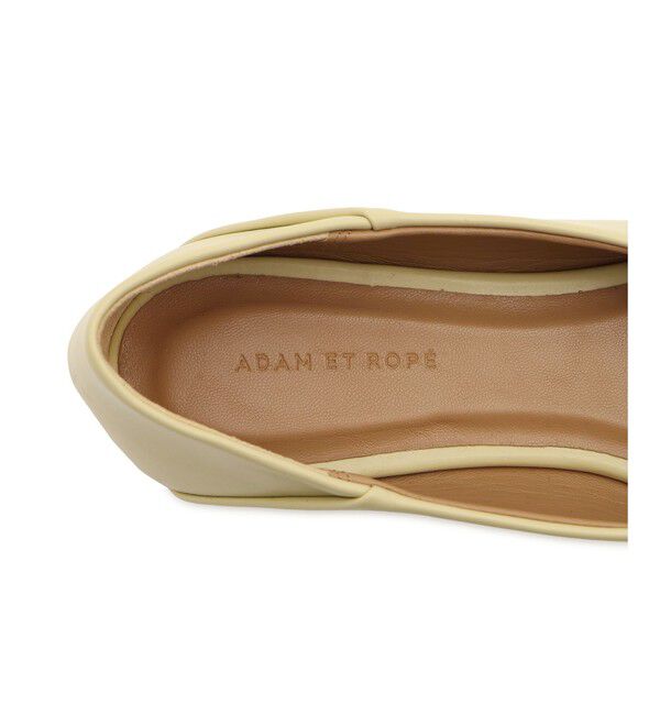 ADAM ET ROPE'「メタルモチーフフラットシューズ」|パンプス|