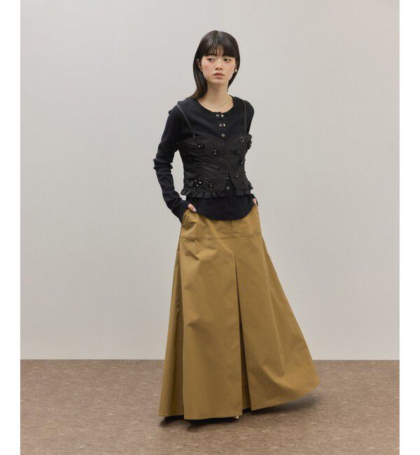 ADAM ET ROPE'「ワイドロングスカート」|スカート|