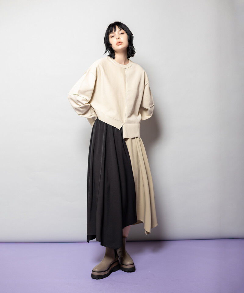  「ハンカチーフヘムスカート」|スカート|