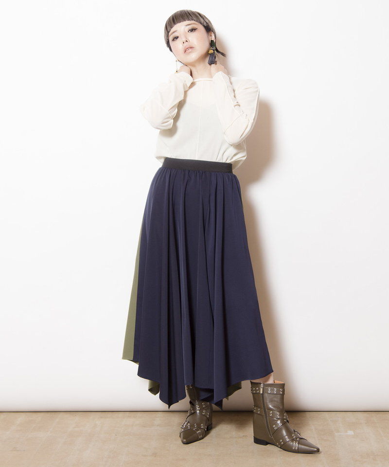  「ハンカチーフヘムスカート」|スカート|