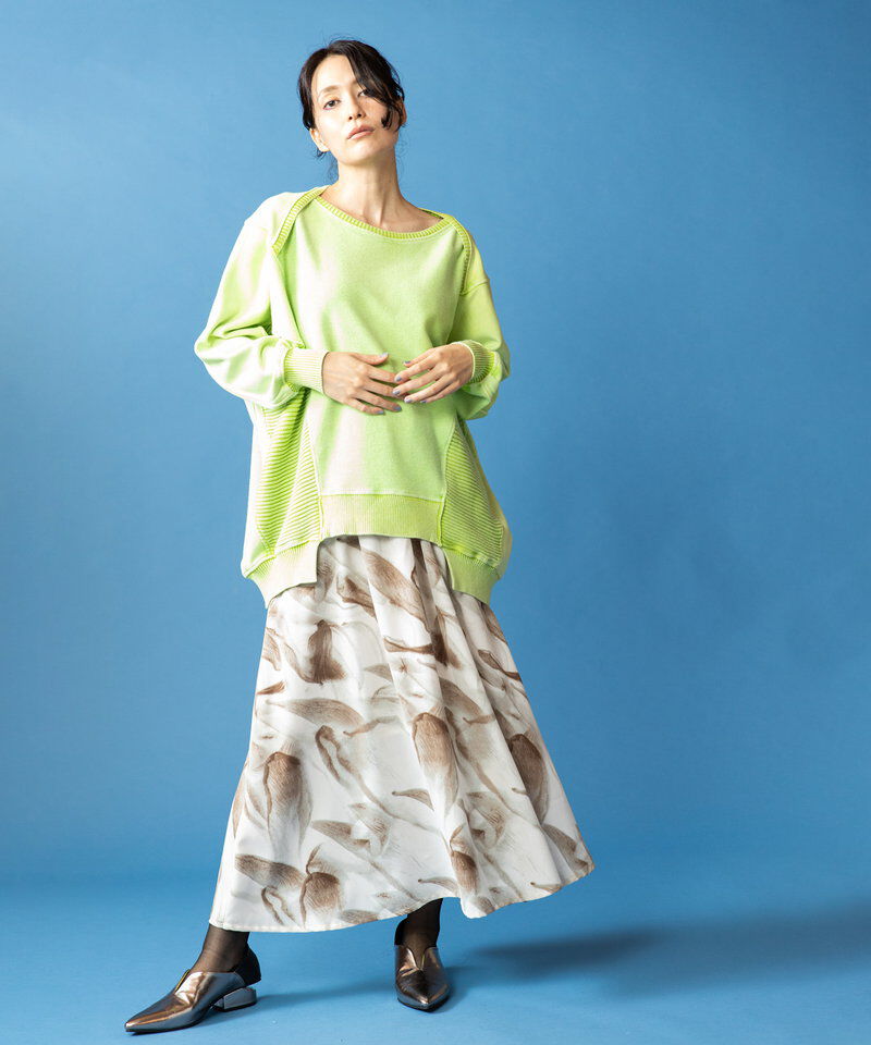  「プリントフレアースカート」|フレア|