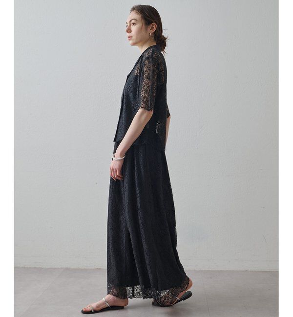 Drawing Numbers「【Drawing Numbers】リネンリバーレースワイドキュロットパンツ」|チノ|