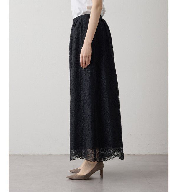 Drawing Numbers「【Drawing Numbers】リネンリバーレースワイドキュロットパンツ」|チノ|