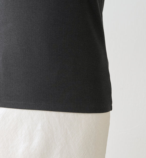  「 シアー切り替えスクエアタンクトップ」|Tシャツ・カットソー|