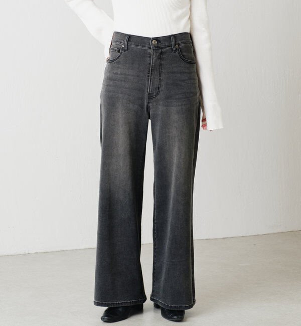  「【XLサイズ登場//累計販売1万超】リラックススーパーワイドデニム」|デニム|