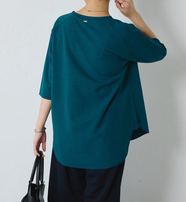  「ハーフスリーブジョーゼット半袖T」|Tシャツ・カットソー|