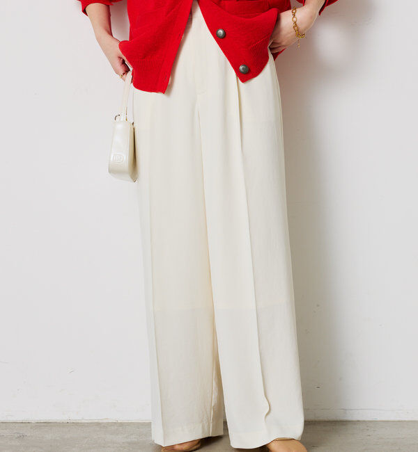  「ジャージワイドパンツ」|チノ|