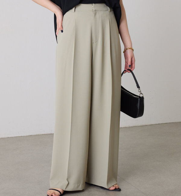  「ジャージワイドパンツ」|チノ|