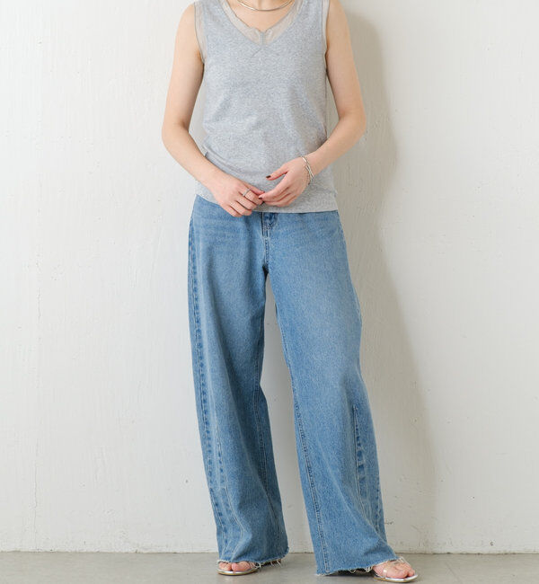  「Vネックタンクトップ」|Tシャツ・カットソー|