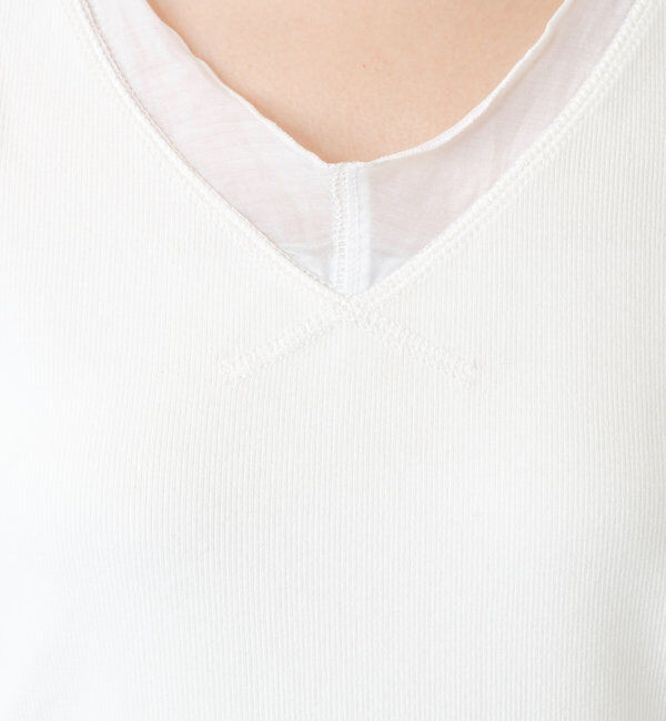  「Vネックタンクトップ」|Tシャツ・カットソー|