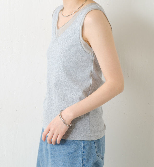  「Vネックタンクトップ」|Tシャツ・カットソー|