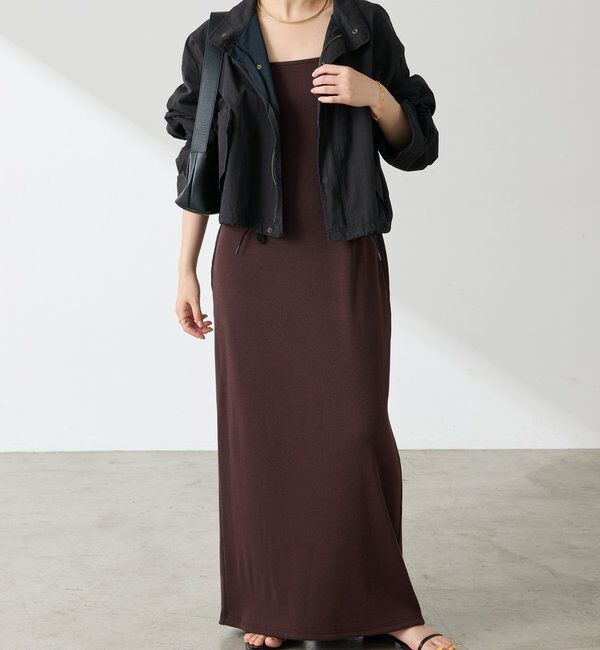  「【ROYAL NAVY COLLAGE　別注】スタンドショートブルゾン」|ベスト・ジレ|