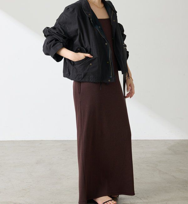  「【ROYAL NAVY COLLAGE　別注】スタンドショートブルゾン」|ベスト・ジレ|