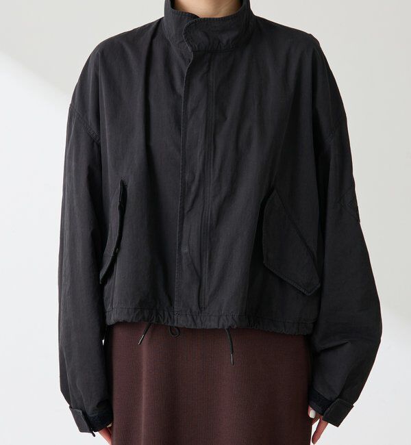  「【ROYAL NAVY COLLAGE　別注】スタンドショートブルゾン」|ベスト・ジレ|