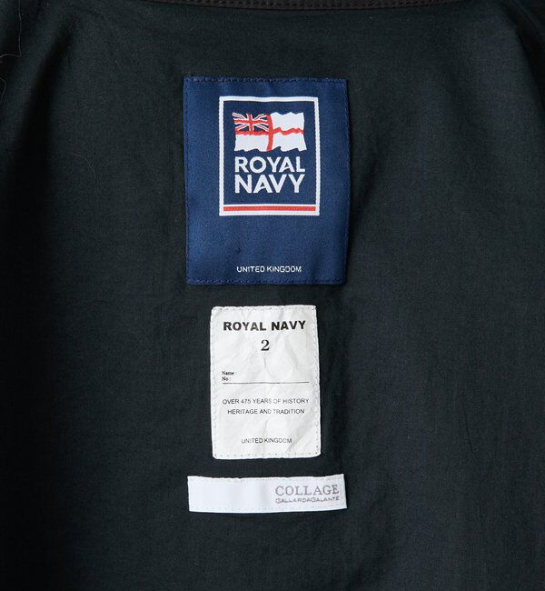  「【ROYAL NAVY COLLAGE　別注】スタンドショートブルゾン」|ベスト・ジレ|