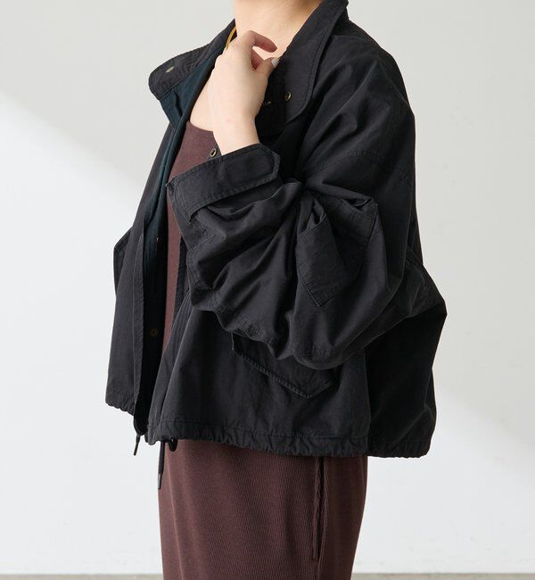  「【ROYAL NAVY COLLAGE　別注】スタンドショートブルゾン」|ベスト・ジレ|