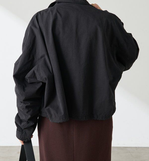  「【ROYAL NAVY COLLAGE　別注】スタンドショートブルゾン」|ベスト・ジレ|