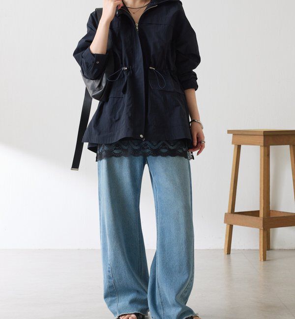  「【軽量/シルエットを変えられる】２WAYタフタジャケット」|ベスト・ジレ|