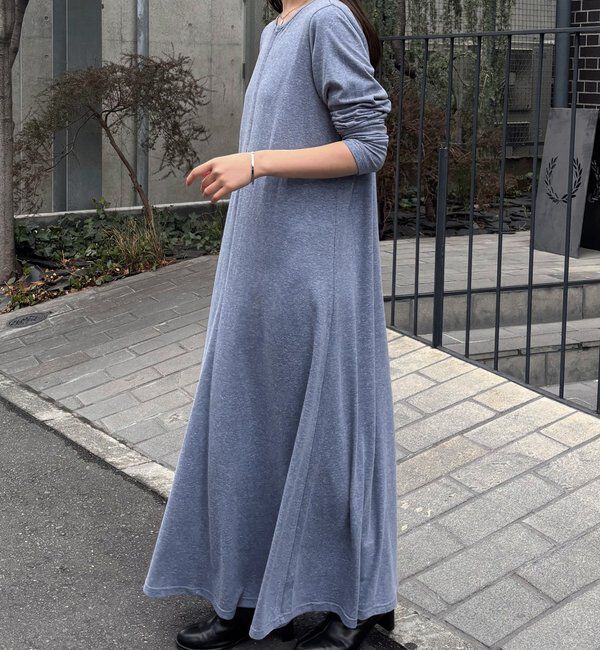  「ネップ調カットワンピース」|ワンピース|