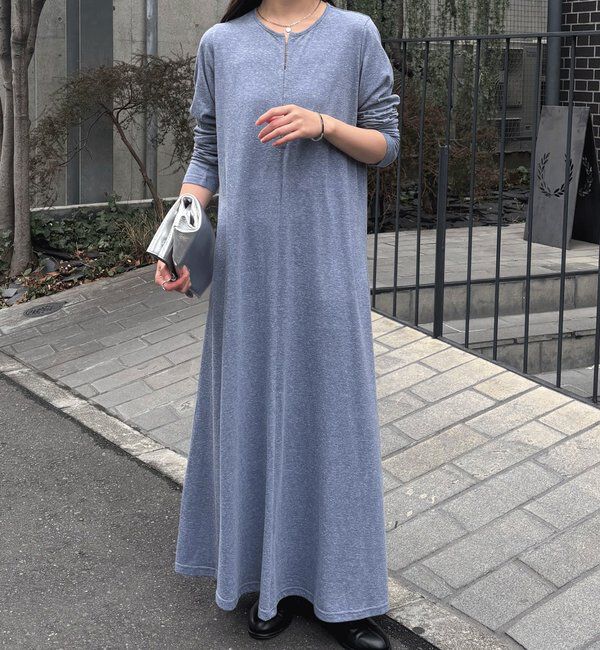  「ネップ調カットワンピース」|ワンピース|