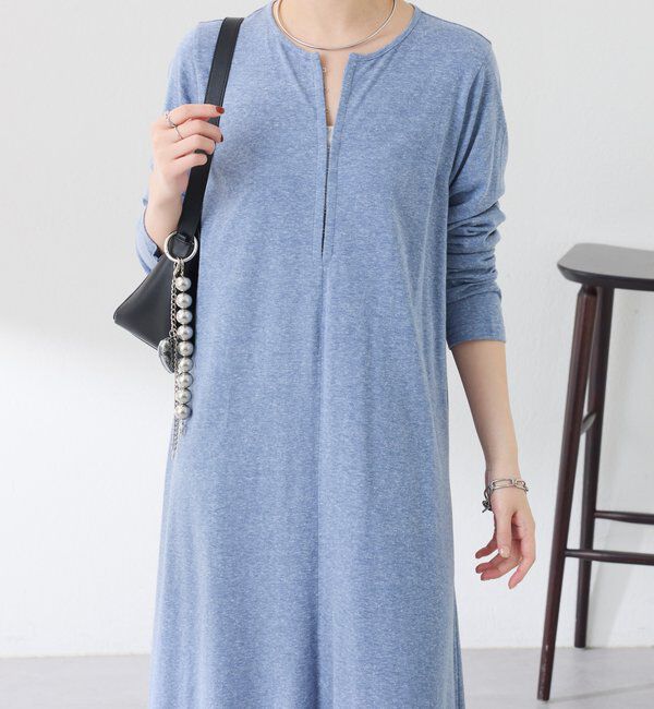  「ネップ調カットワンピース」|ワンピース|