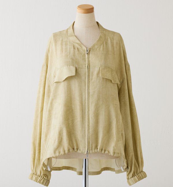  「バックロングZIPブルゾン」|ベスト・ジレ|