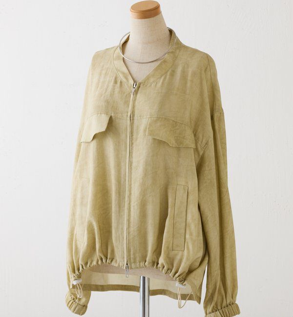  「バックロングZIPブルゾン」|ベスト・ジレ|