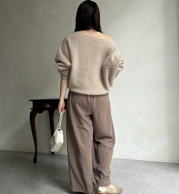  「【累計販売数3万枚突破/22色４サイズ展開！】タックワイドパンツ」|チノ|