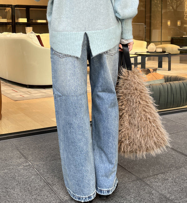  「【完売サイズ再販開始！】ワイドデニム」|デニム|