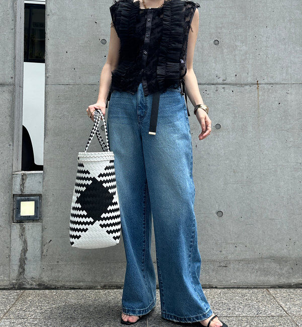  「【完売サイズ再販開始！】ワイドデニム」|デニム|