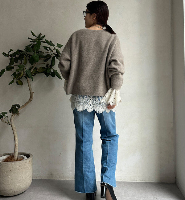  「レースフレアブラウス」|シャツ・ブラウス|