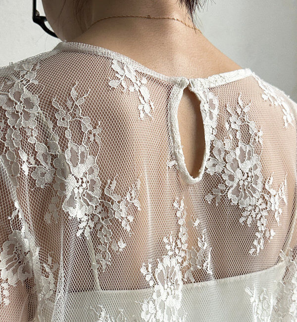  「レースフレアブラウス」|シャツ・ブラウス|