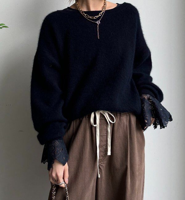  「レースフレアブラウス」|シャツ・ブラウス|