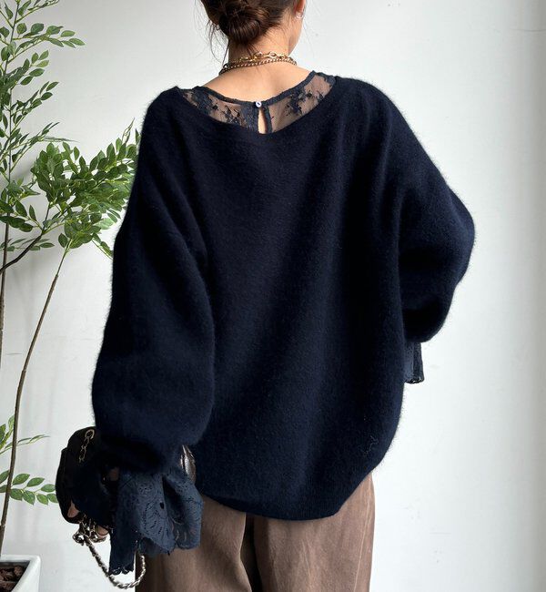  「レースフレアブラウス」|シャツ・ブラウス|