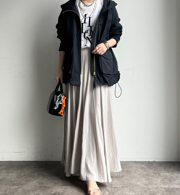  「ウエストリブギャザースカート」|スカート|